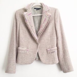 Zara Basic | Tweed Blazer Fully Lined